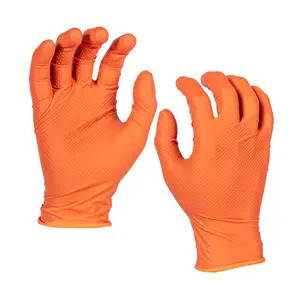 Milwaukee 4932501906 Orange Disposable Nitrile Gloves 50 Piece - Size 9/L