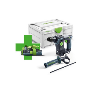 Festool 577569 18v Cordless Hammer Drill BHC 18-Basic Naked In Systainer with 4ah Battery