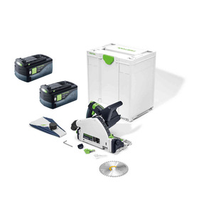 Festool 577589 18v Plunge-Cut Saw TSC 55 KEB-Basic Naked In Systainer with **2 x 5ah Batteries**