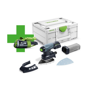 Festool 577593 DTSC 400-Basic 18v Delta Sander Naked in Systainer with 3ah Battery