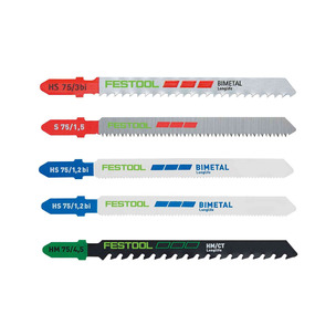 Festool 578072 Jigsaw Blade Set STS-Sort/21 P/M/B (Plastic/Metal and Construction Materials) 21pc