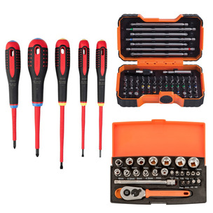 Bahco Socket, Screwdriver & Bit Set Bundle - BE9882S/59S54BC/SL25