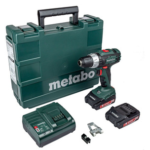 Metabo SB 18 L 18v Hammer Drill Kit - 2 x 2ah Batteries
