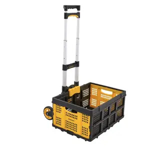 Stanley XMS26TROLLEY Folding Hand Truck Trolley with Basket
