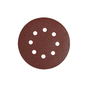Mirka 5" / 125mm 8 Hole Red Discs - Packs of 20 - Pick Grit