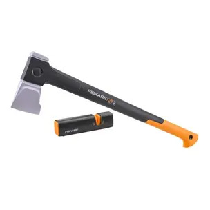 Fiskars XMS26AXE Splitting Axe and Sharpener