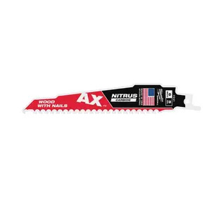 Milwaukee AX With Nitrus Carbide Teeth Demolition Blades 5 Teeth Per Inch - Select Size