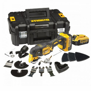DeWalt DCS355M2 18V XR Brushless Multi-Tool with Accessory Kit (2 x 4.0Ah Batteries and Case)