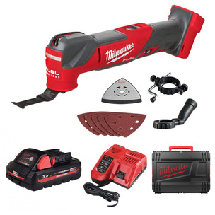 Milwaukee M18FMT-301X 18v Fuel Multi-Tool Kit - 3ah High Output Battery