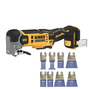 Dewalt DCS359N 18V XR Cordless Oscillating Multi-Tool Anti-Vibration Naked With H8MAK 8 Piece Assorted Blade Set
