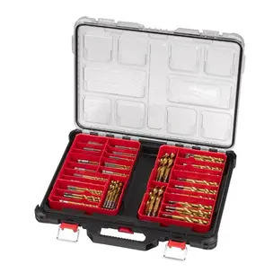 Milwaukee 4932502132 Shockwave HSS-G Red Hex Metal Drill Bits Set -220 Piece