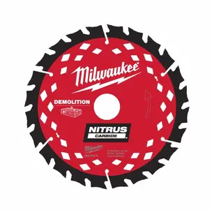 Milwaukee 4932502172 Nitrus 165mm Circular Saw Demolition Blade 165x20x1.6x24ATB