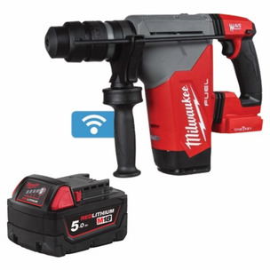 Milwaukee M18ONEFHPX-0X 'FUEL' SDS+ 32 mm Hammer Drill With Case & M18B5 Battery 