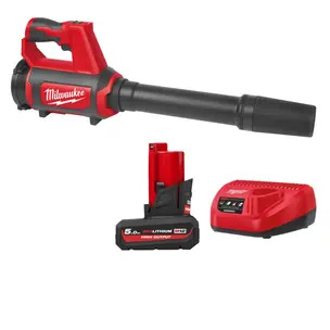Milwaukee M12BBL-501 12v Cordless Blower Kit - 5.0ah High Output Battery & Charger