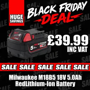 Milwaukee M18B5 18V 5.0Ah RedLithium-Ion Battery