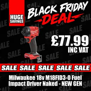 Milwaukee 18v M18FID3-0 Fuel Impact Driver Naked - NEW GEN