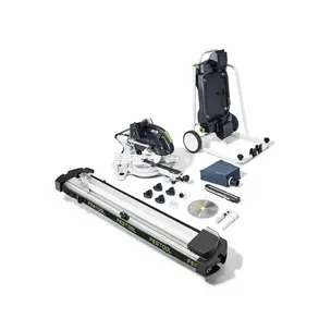 Festool 578756 KSC 60 EB-Basic-Set-UG Cordless Sliding Compound Mitre Saw 