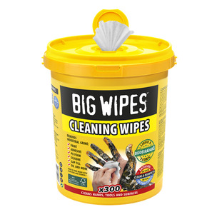 Big Wipes Multi-Purpose Cleaning Wipes - Bucket of 300 Wipes