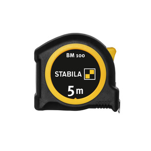 Stabila BM100 Metric/Imperial Pocket Tape Measure - Select Size 