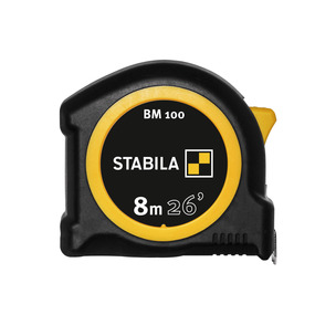 Stabila BM100 Metric/Imperial Pocket Tape Measure - Select Size 