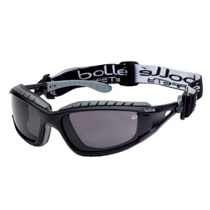 Bolle TRACPSF Tracker Platinum Safety Goggles Vented Smoke