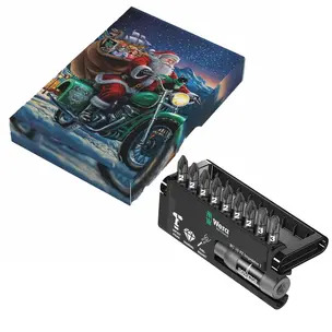 Wera 05340003001 Bit-Check 10 PZ Impaktor 1 Christmas Set - 10 Pieces