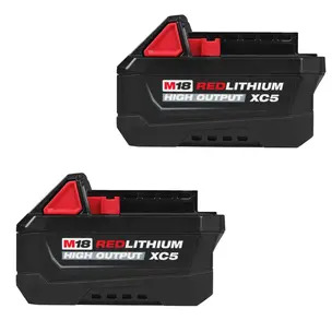 Milwaukee M18HB5 XC5 High Output 5.0ah Battery -Twin Pack