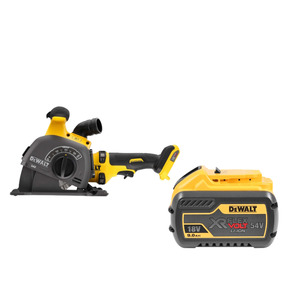 DCG200NT 54V Wall Chaser With DCB547 54V 9AH Battery (No Charger)