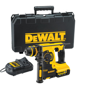 Dewalt DCH253M1 18v XR SDS+ Hammer Drill Kit C/W Charger, Case and 4ah Battery