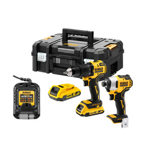 Dewalt DCK2062DT 18v XR Brushless Compact Twin Pack (DCD709 & DCF809) - 2 x 2.0ah Batteries