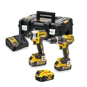 Dewalt DCK266P3T 18V XR Brushless Combi and Impact Kit **3 x 5.0Ah Batteries**