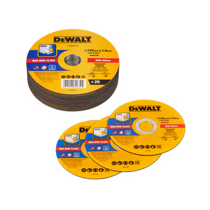 Dewalt DT20594 Metal Bonded Cutting Discs - 125mm - Pack of 25