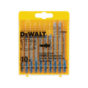 Dewalt DT2292 10pc Metal Cutting Jigsaw Blade Set