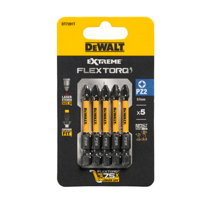 Dewalt DT7391T 5pc PZ2 57mm Extreme Flextorq Set