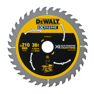 Dewalt DT99566 210mm Extreme Runtime Circular Saw Blade (210mm x 30mm x 36T)
