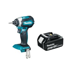 Makita DTD153Z 18V Brushless Compact Impact Driver (Body Only) & BL1840 4.0Ah Battery