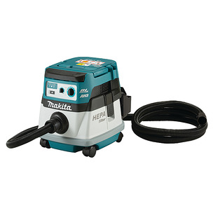 Makita DVC867LZX4 Twin 18v Brushless 8L Dry Only L Class Dust Extractor with AWS Naked