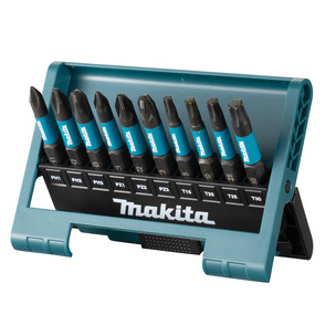 Makita E-12011 10pc 50mm Impact Black Screw Bit Set