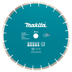 Makita E-12996 355mm Diamond Wheel Segmented for CE001G Power Cutter
