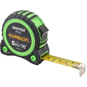 Komelon XMS26TAPE5 5m /16ft Hi-Vis Gripper Tape