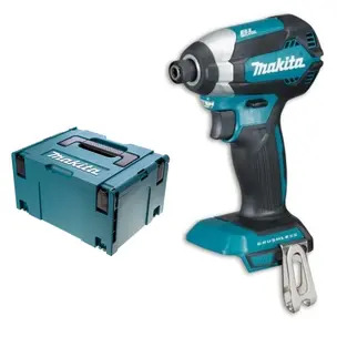 Makita DTD153Z 18V Brushless Compact Impact Driver Naked With MakPac Type 3 Stacking Case