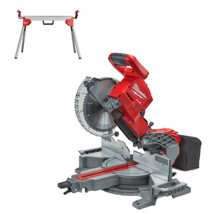 Milwaukee M18FMS254-0 18V Fuel 254mm Brushless Mitre Saw (Body Only) C/W MSL2000 Stand