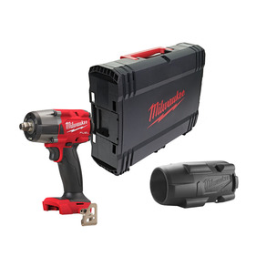 Milwaukee M18FMTIW2F12-0 18V Fuel GEN2 Mid-Torque 1/2'' Impact Wrench with Friction Ring (Body Only) Case & Sleeve