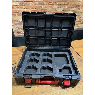 Milwaukee Packout Case with Foam For 6 x 18v 5ah Batteries and Charger