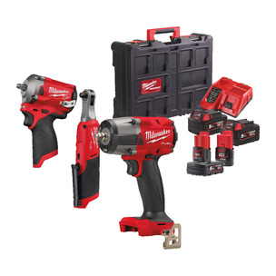 Milwaukee M18FPP3P-6524P 3pc Fuel Fastening Power Pack in Packout Case