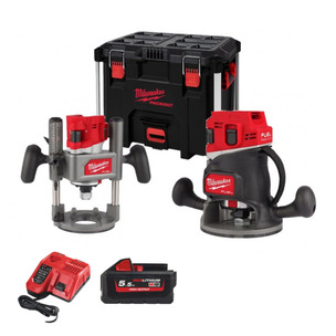 Milwaukee M18FR12KIT-551P 18v Fuel Variable Speed Router Kit In Packout Case - 5.5ah High Output