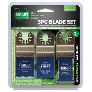 Smart H3MAK 3pc Trade Series Universal Blade Set 