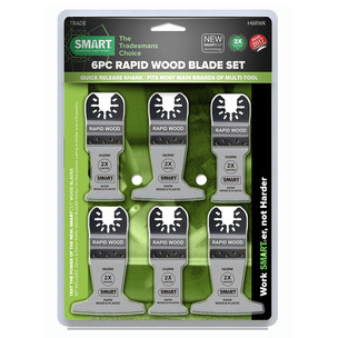 SMART Universal Trade Series 6 Piece Rapid Wood Blade Set