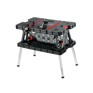 Keter 237005 Folding Work Table & Clamps