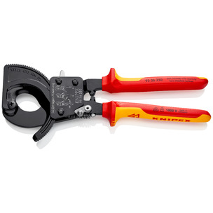 Knipex 9536250 250mm VDE Cable Cutter - Ratchet Action
